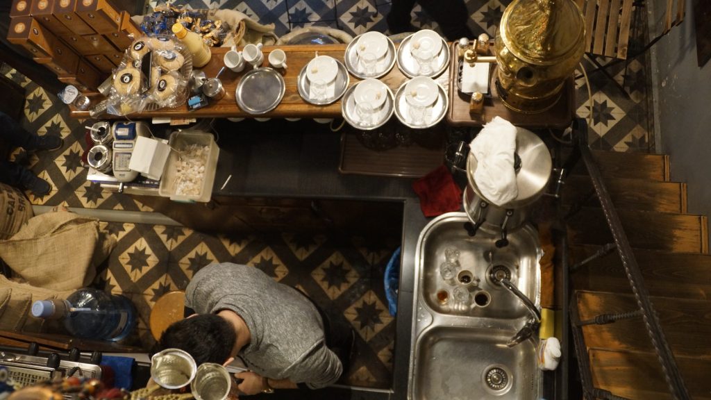 coffee shop in Istanbul Turkey 