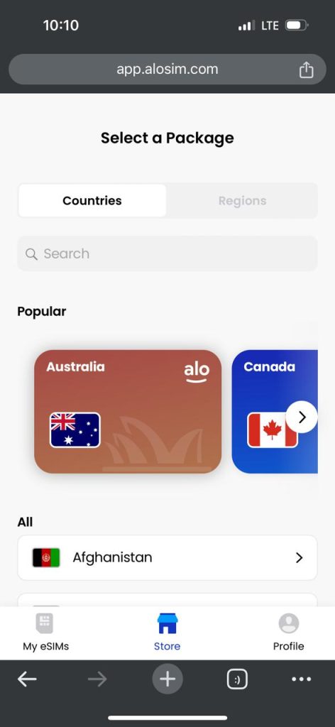 getting an electronic Sim card online