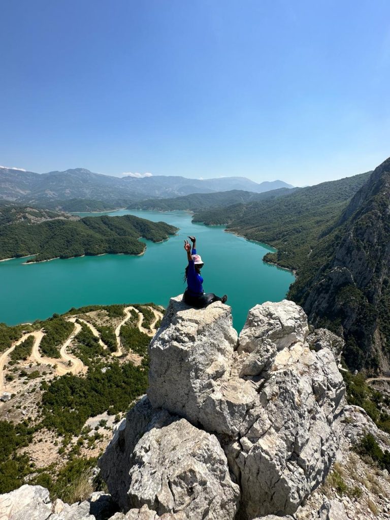 Stef Barti panoramic picture of the Bovilla Lake in Tirana