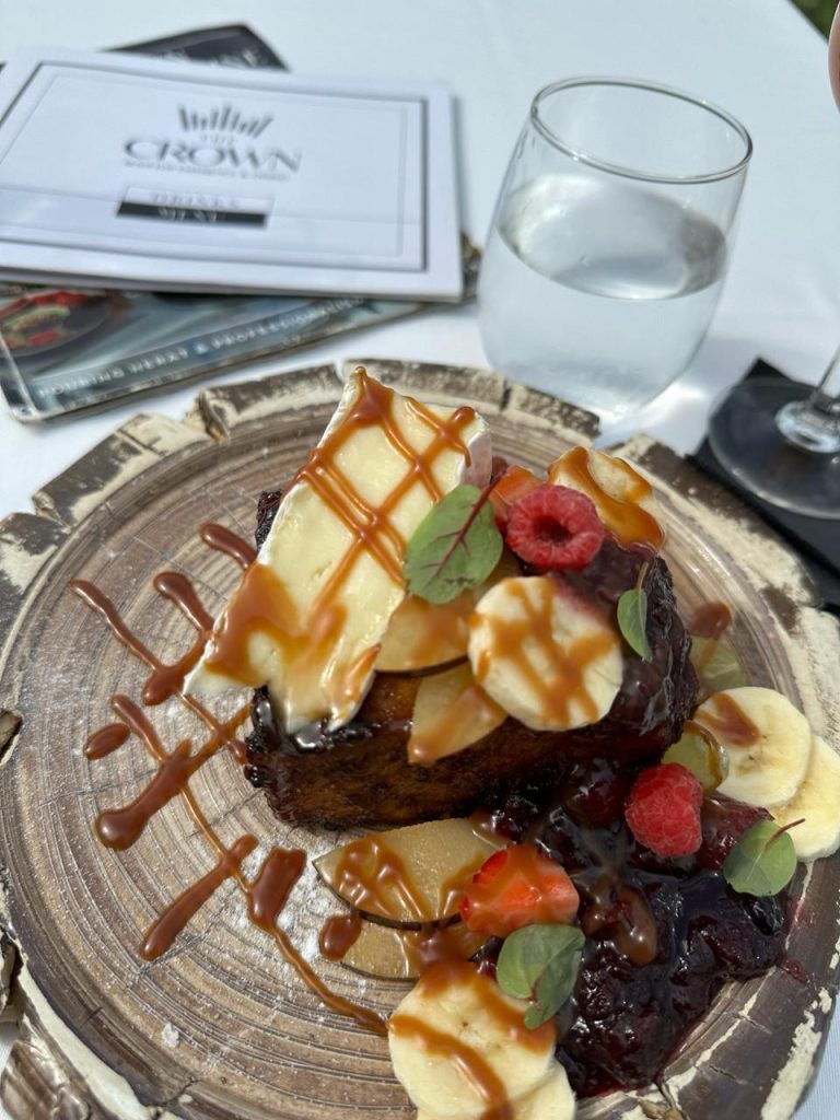 Tirana brunch French toast crown hotel