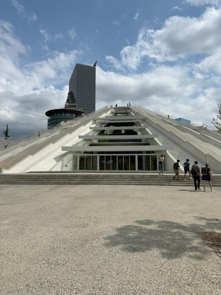 Tirana renovated pyramids new cultural center