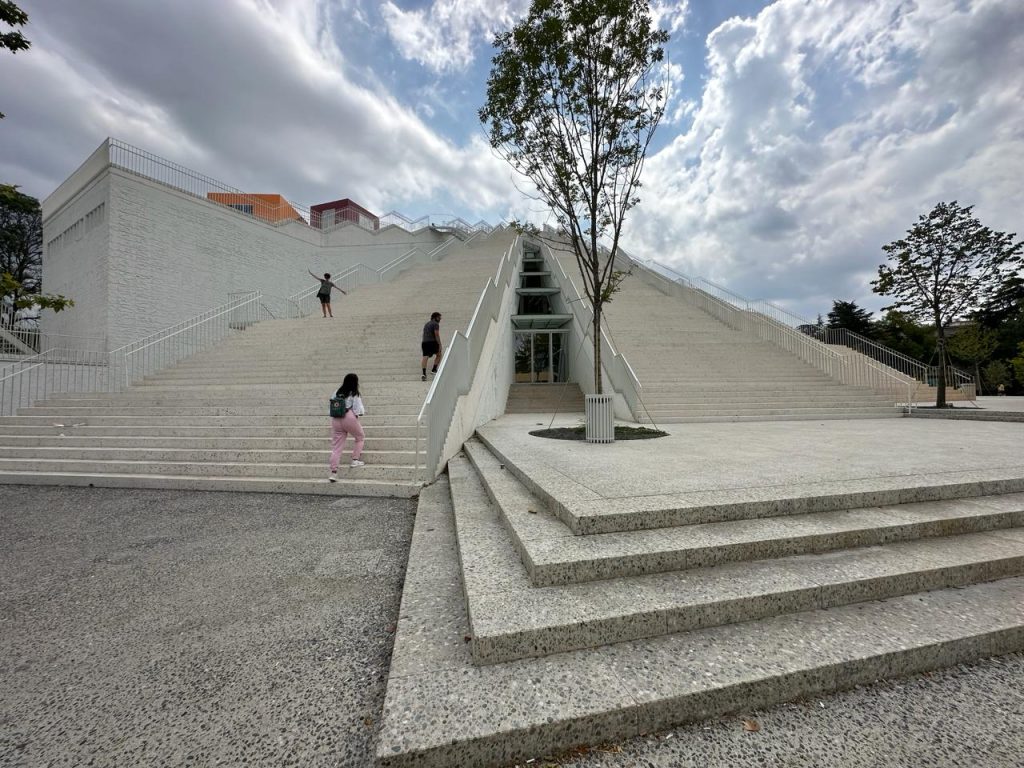 Tirana renovated pyramids new cultural center