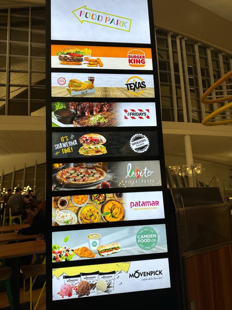 abu dhabi zayed airport terminal food court restaurants