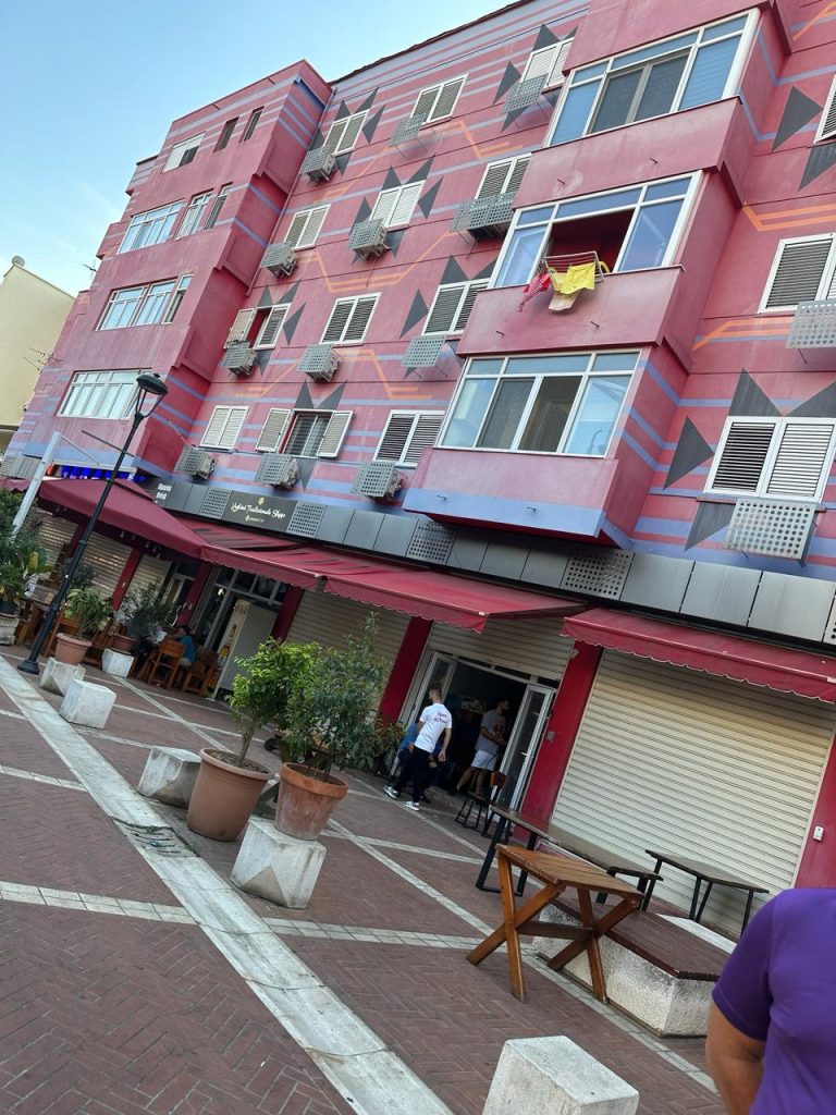 renovated soviet buildings pazari I ri tirana
