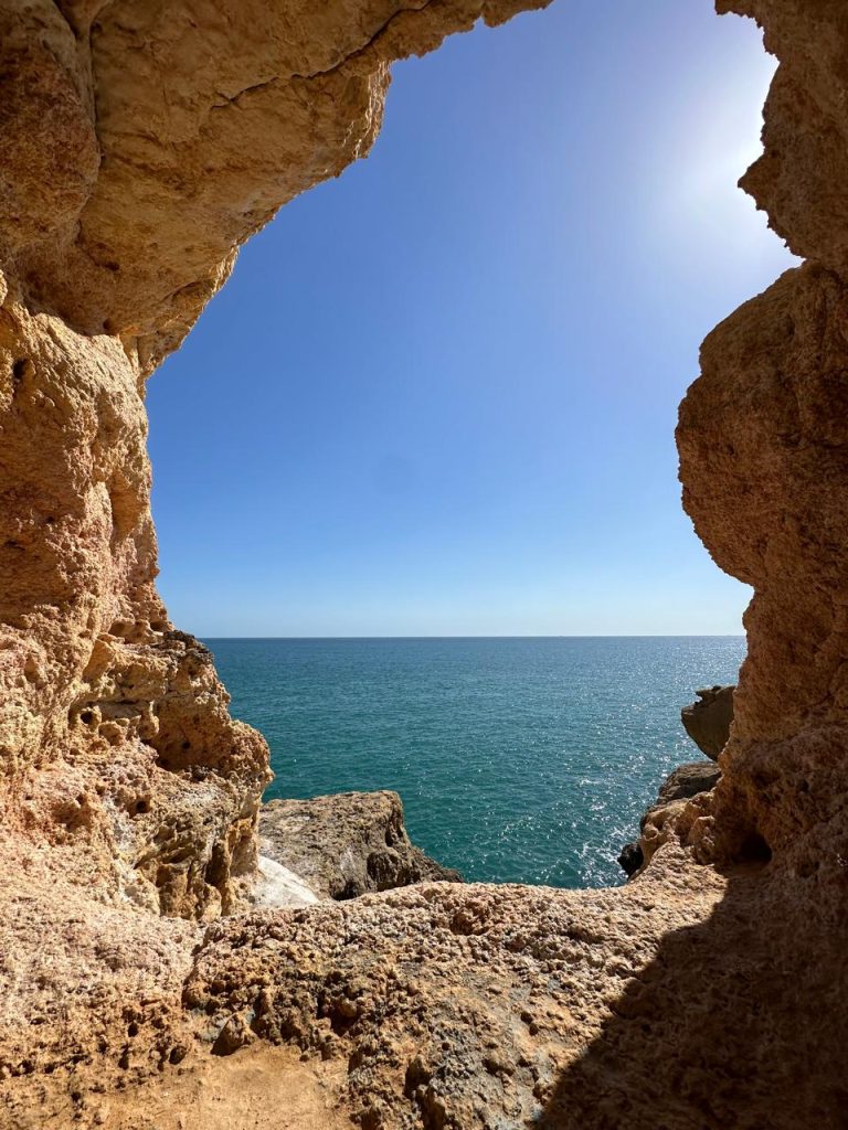 beautiful sea view at the cavoeiro caves
