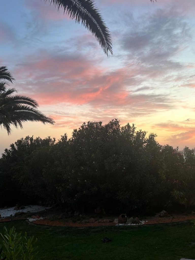 a beautiful sunset in Albufeira
