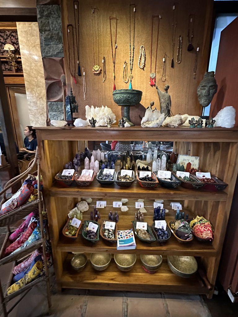 items for sell at Udara Bali