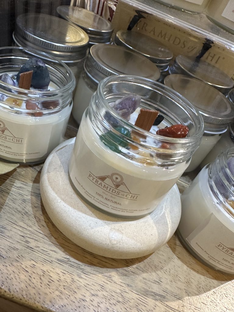 pyramids of chi store candle