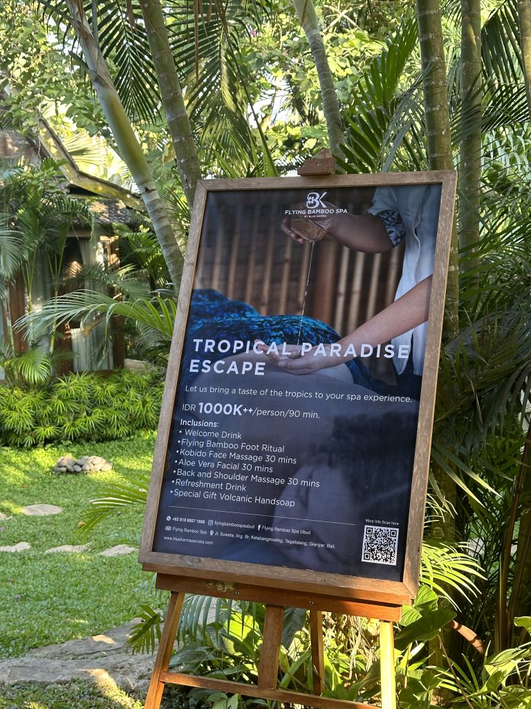 Spa services at Flying Bamboo Spa