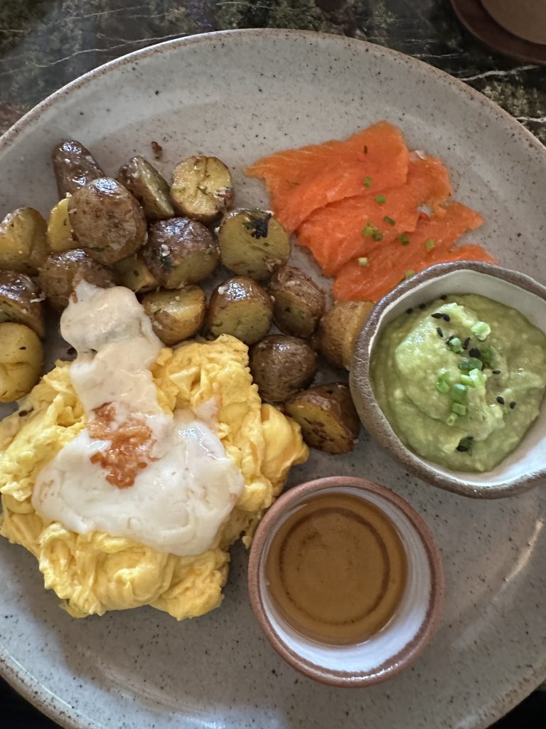 breakfast at Sunday Kitchen restaurant in Bali