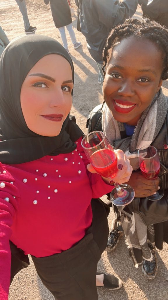 post flight drink after a hot air balloon cappadocia