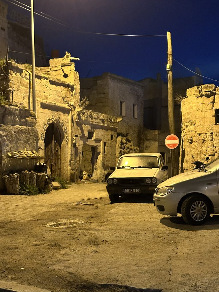 quiet streets of cappadocia in the mornings