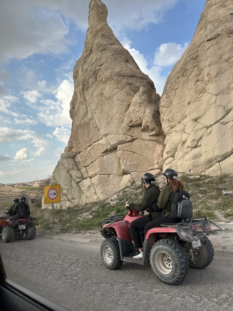 people riding ATV s in Cappadocia