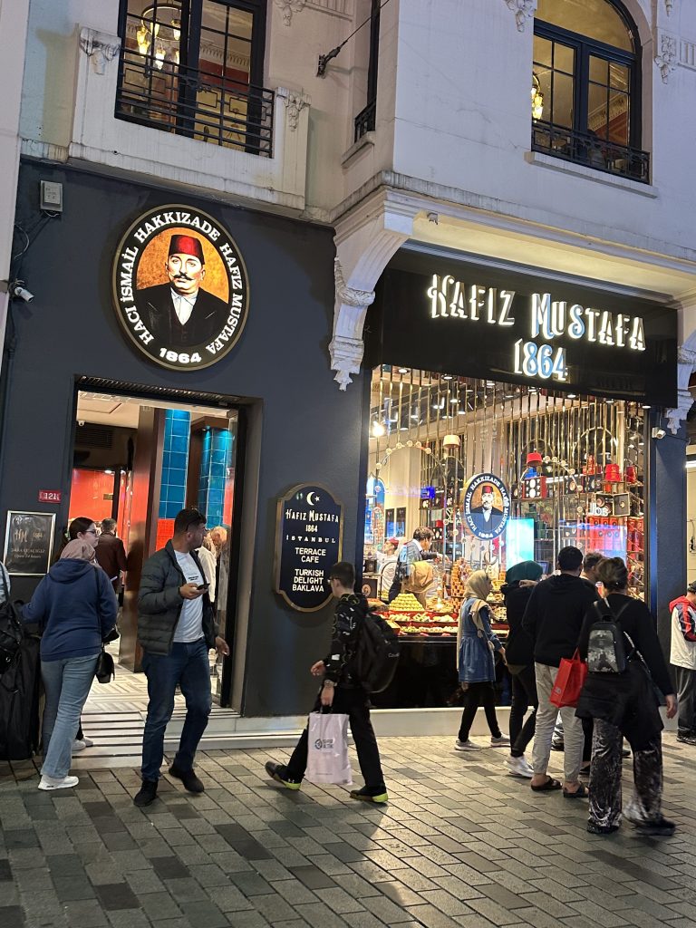 view of Hafiz Mustafa cafe Istanbul