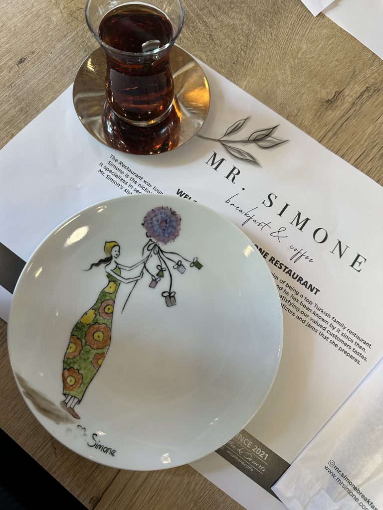 Beautiful plates at Mr simone