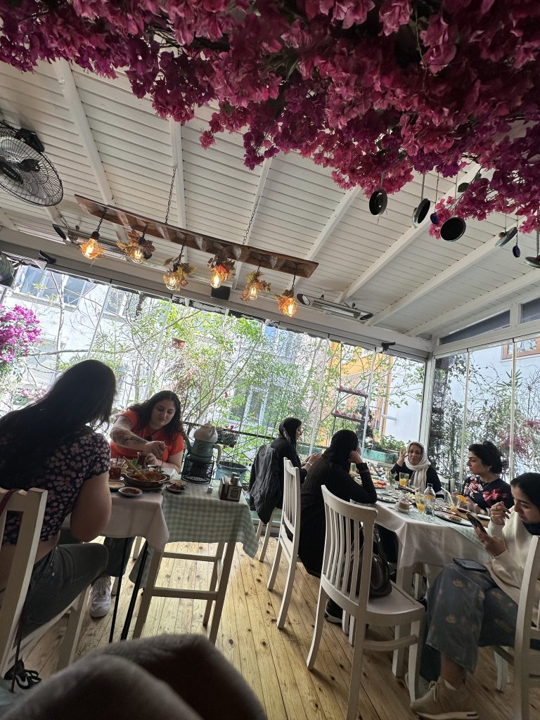 people dining inside Bazlama Istanbul