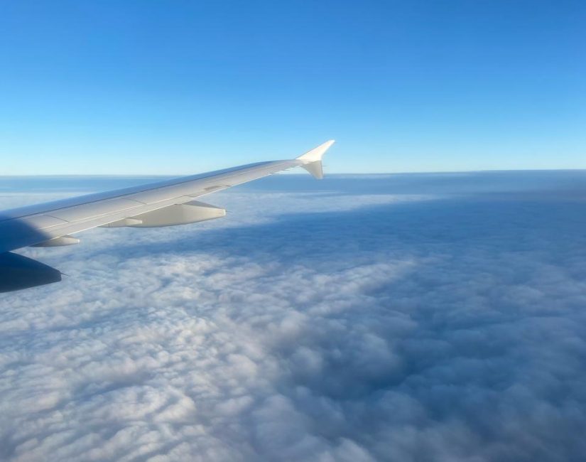 airplane picture after hysterectomy abroad