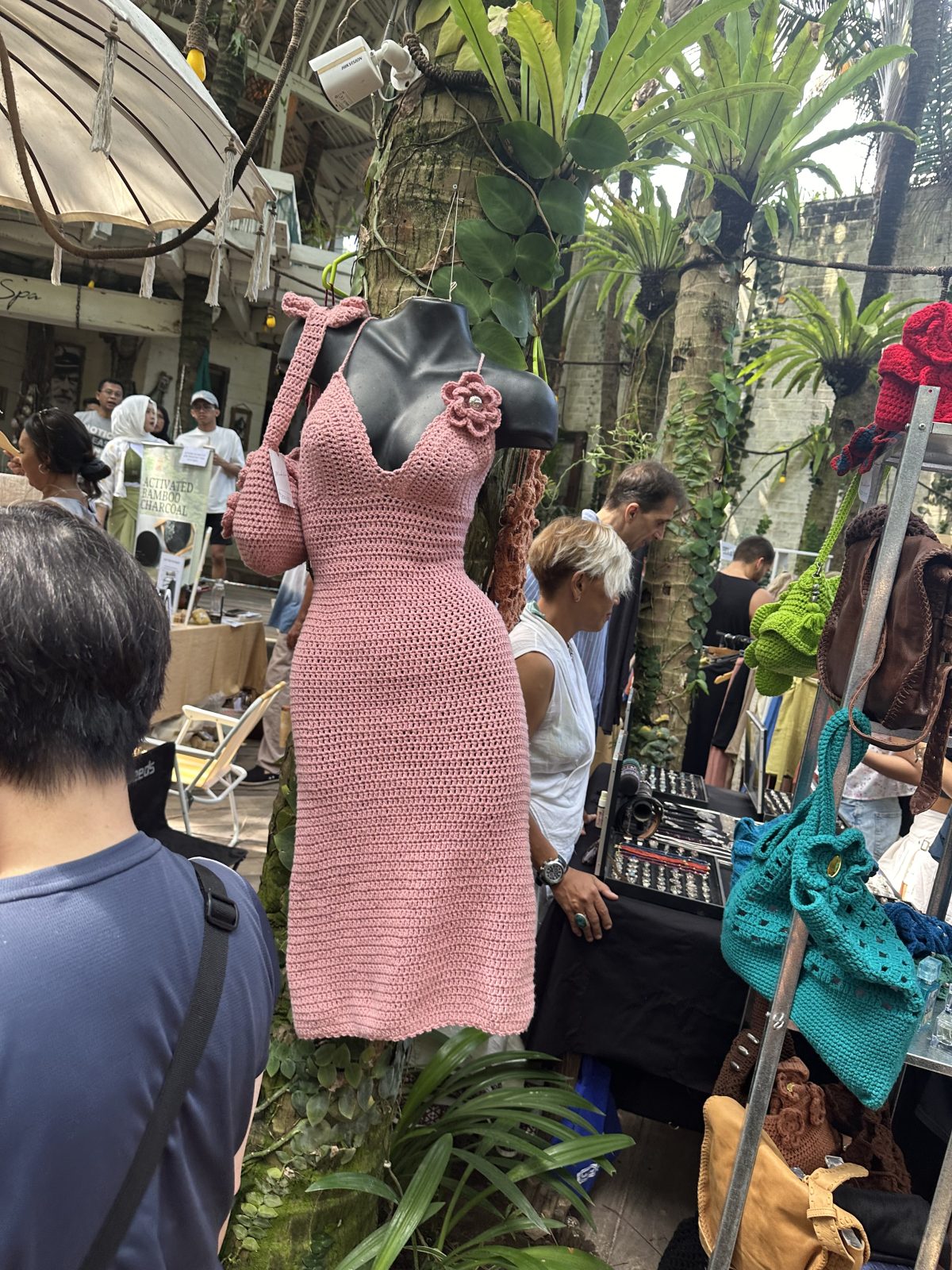 beautiful dresses at Bali la brisa market