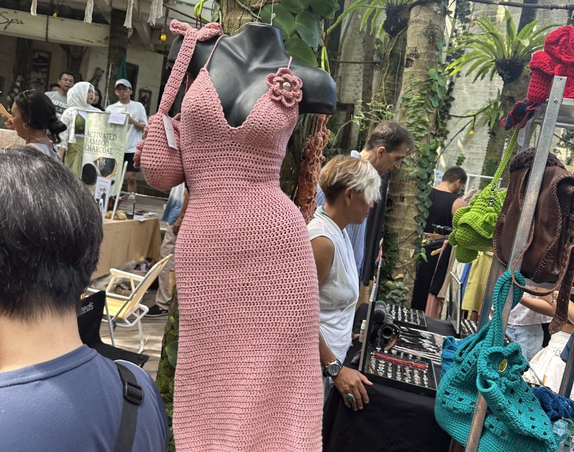 beautiful dresses at Bali la brisa market