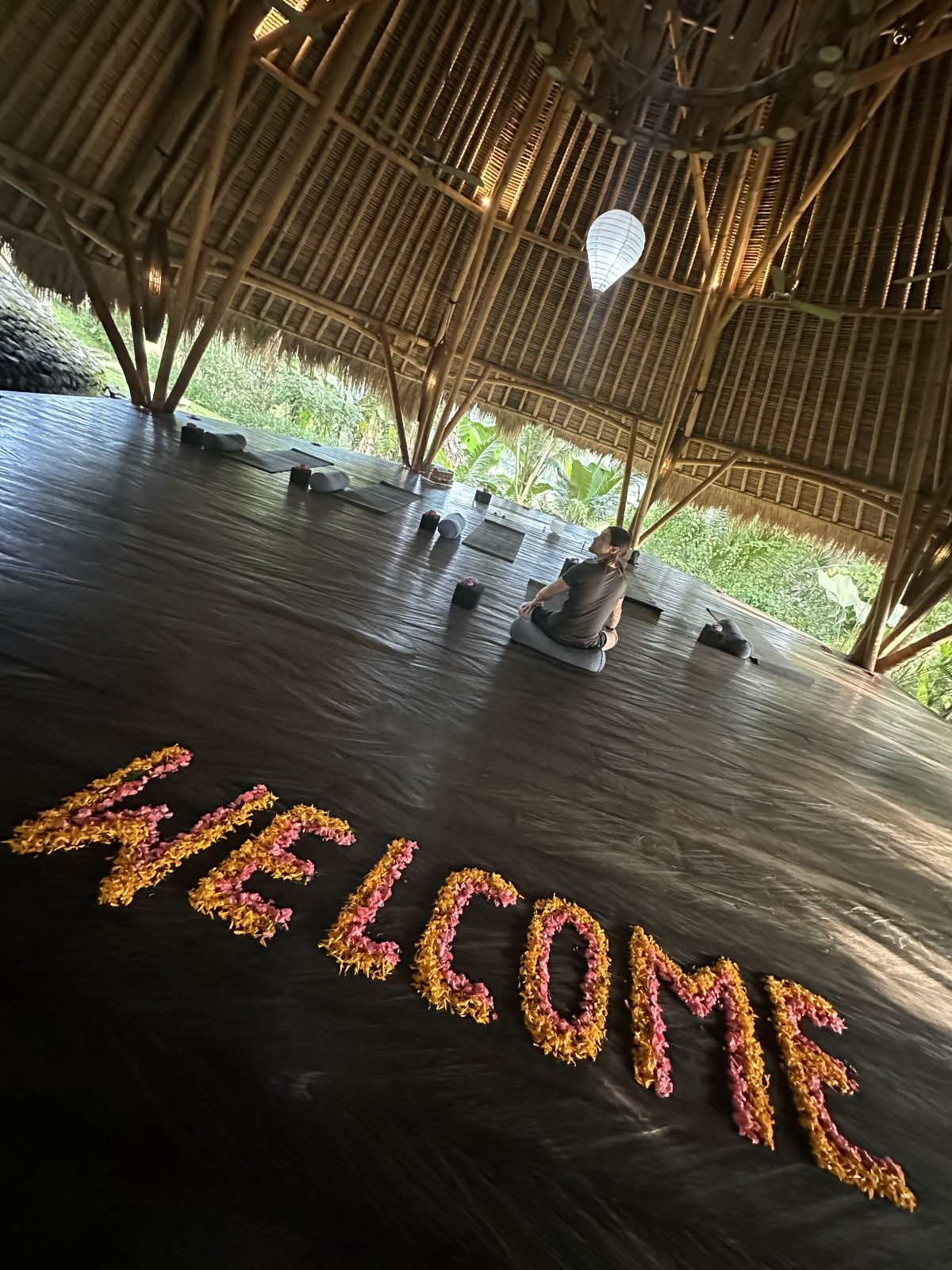 attending @shahadlabelle Yoga retreat in Bali