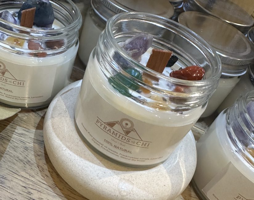 pyramids of chi store candle