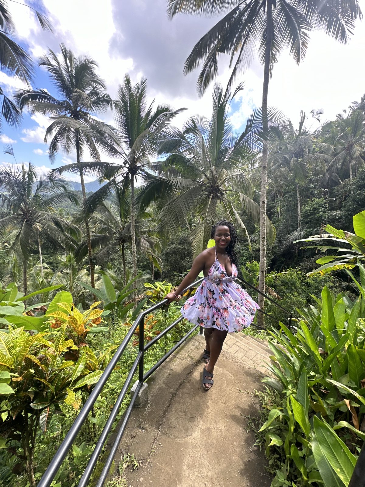 Stef barti in a Jungle in Bali
