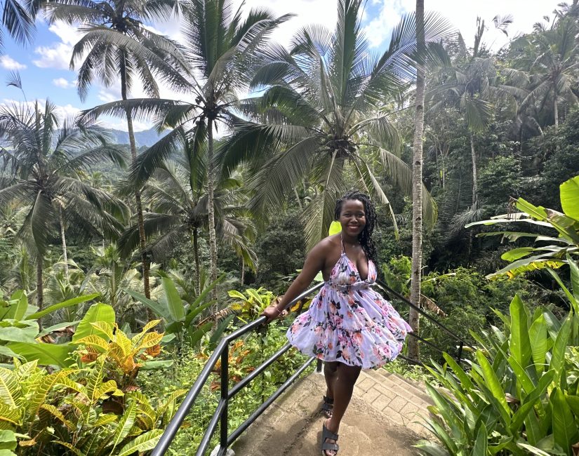 Stef barti in a Jungle in Bali