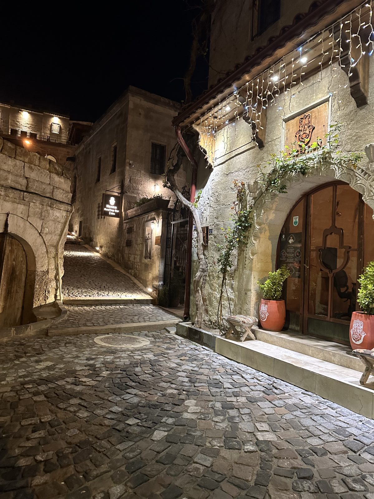 Cappadocia streets in front of Henna hotel